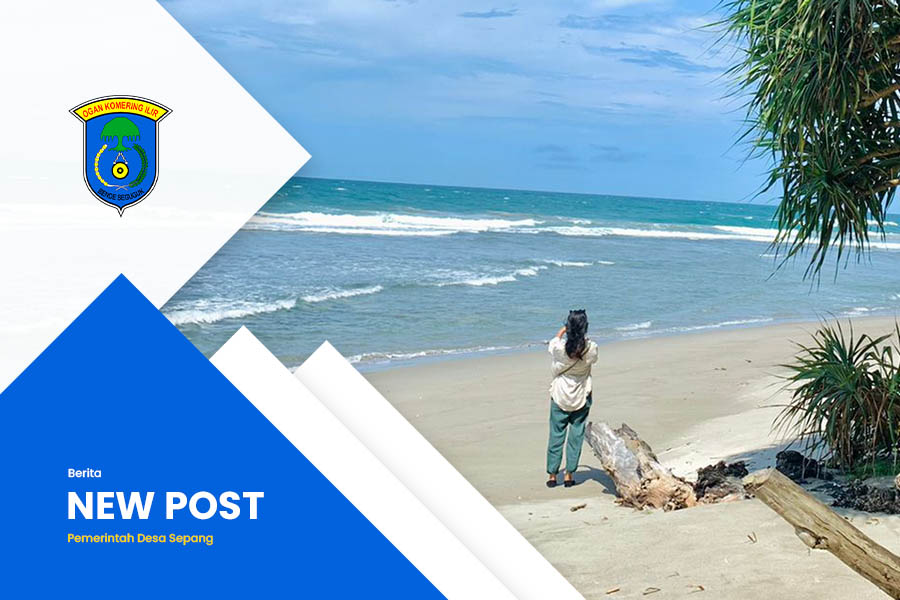 Lagi Viral, Destinasi Wisata Pantai Kerikil Desa Sepang Kecamatan Pampangan, Seindah Mata Memandang